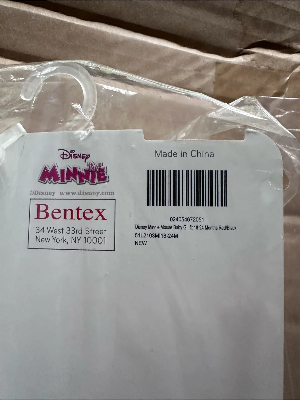 Disney Minnie Mouse Birthday or Halloween Costume 12-18 months sealed